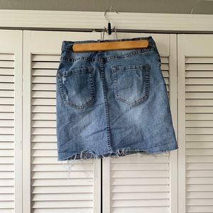 Jean skirt from Francesca’s